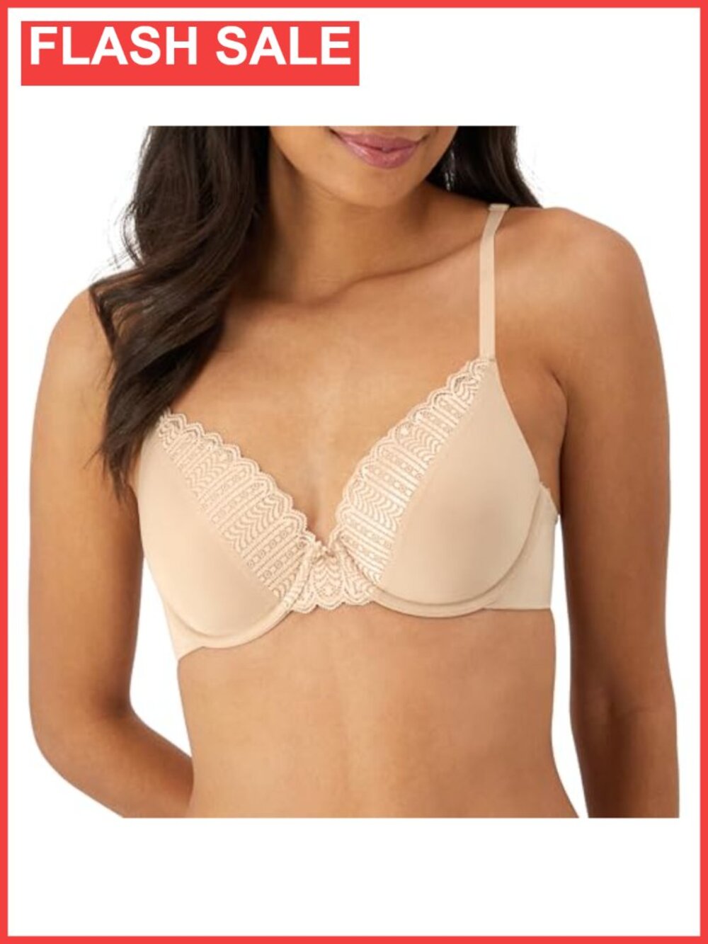 Padded Underwire Full Coverage Convertible Seamless T-Shirt Bra